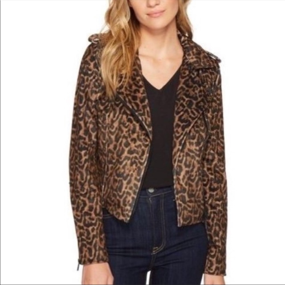 Romeo Juliet Couture leopard print jacket MEDIUM